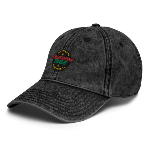 Vintage Cotton Twill Juneteenth Cap