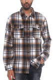 Men's Checkered Soft Flannel Shacket