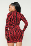 Aminal Jacquard Midi Dress W/ Lurex