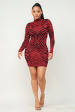Aminal Jacquard Midi Dress W/ Lurex