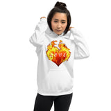 Burning Heart of Love Hoodie