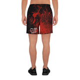 Red Splatter Athletic Shorts
