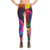 Rainbow Roses Leggings
