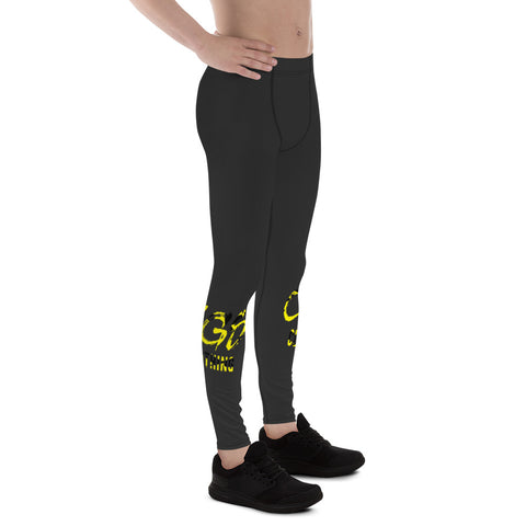 Gold Logo Workout Leggings