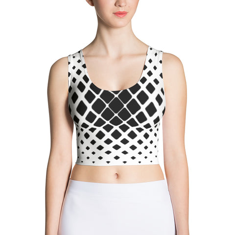 Diamonds Cut Crop Top